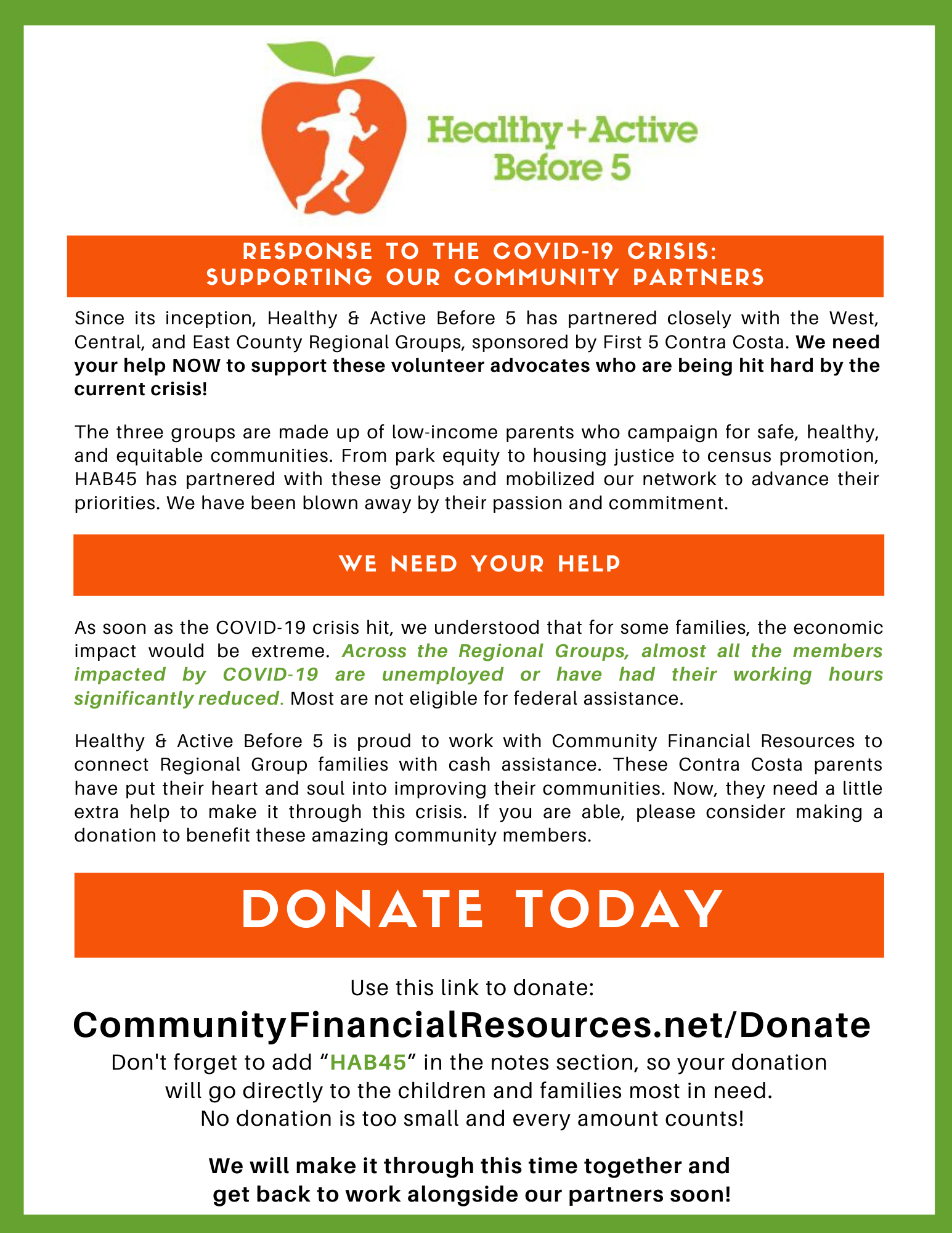 Community Financial Resources